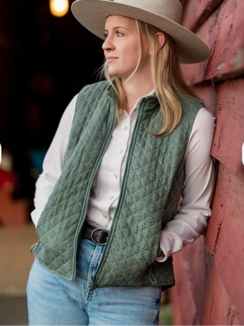 Outback Trading Co. Wilona Quilted Vest | M